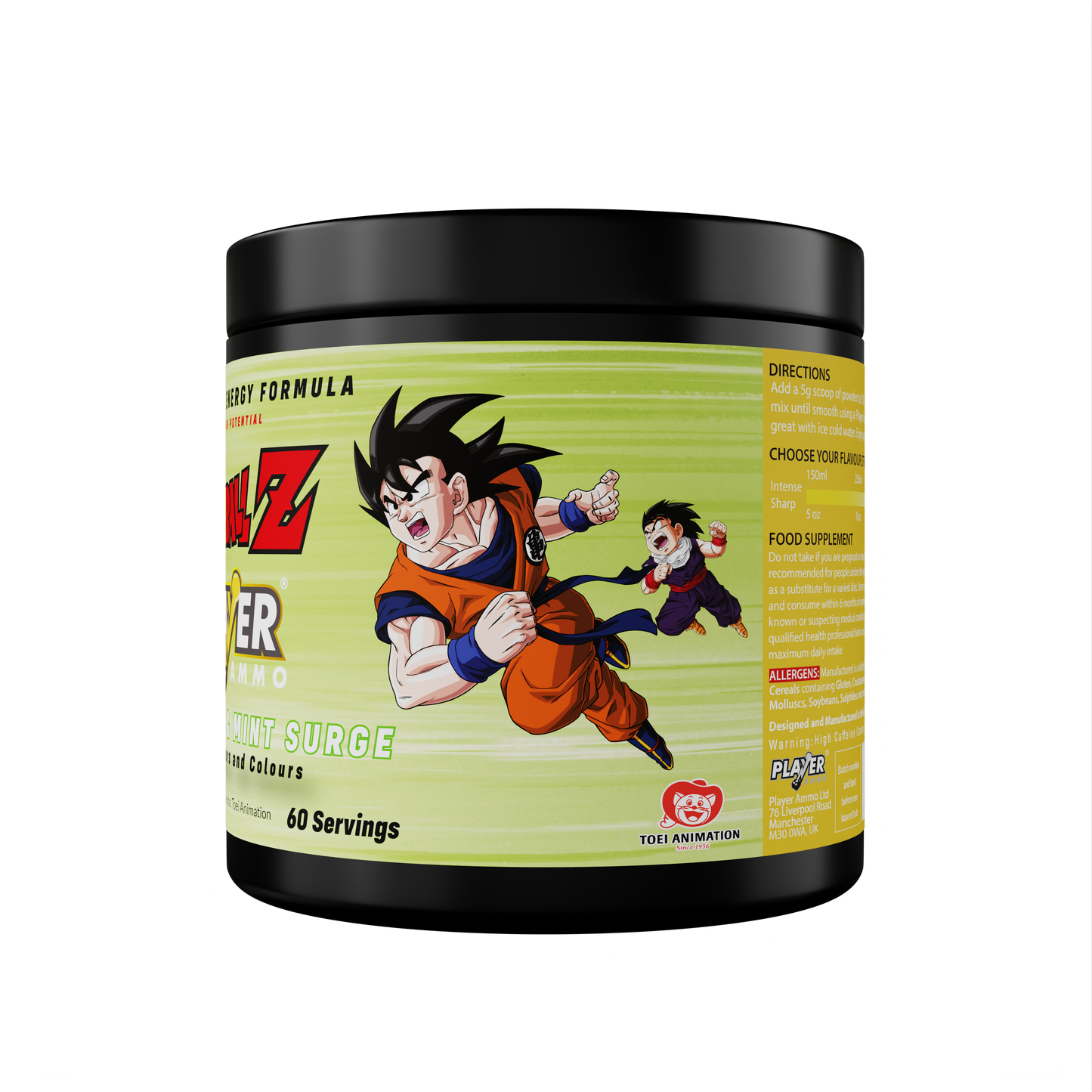 Dragon Ball Z Lemon Lime & Mint Surge